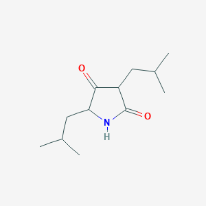 molecular formula C12H21NO2 B12893924 3,5-Diisobutylpyrrolidine-2,4-dione 