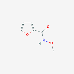 molecular formula C6H7NO3 B12893961 N-methoxyfuran-2-carboxamide 