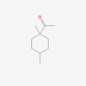 molecular formula C10H18O B128940 1-(1,4-Dimethylcyclohexyl)ethanone CAS No. 152468-75-2
