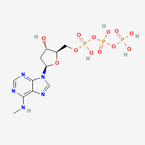 molecular formula C11H18N5O12P3 B12894130 n6-Methyl-2'-deoxyadenosine-5'-triphosphate 