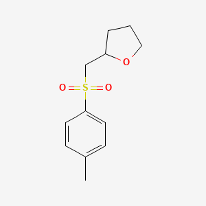 molecular formula C12H16O3S B12894356 2-(Tosylmethyl)tetrahydrofuran CAS No. 129532-93-0