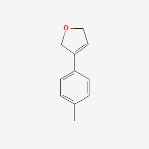 molecular formula C11H12O B12894363 3-(4-Methylphenyl)-2,5-dihydrofuran CAS No. 859444-21-6
