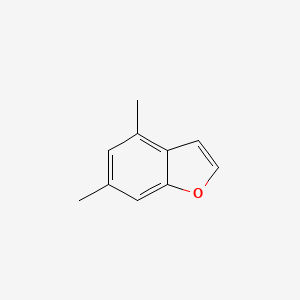 molecular formula C10H10O B12894386 4,6-Dimethyl-1-benzofuran CAS No. 116668-34-9