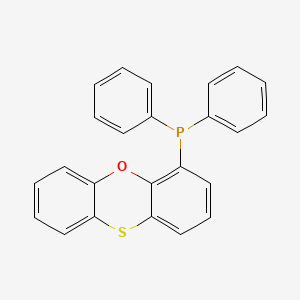 molecular formula C24H17OPS B12894388 Phenoxathiin-4-yldiphenylphosphine 