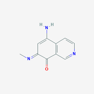 molecular formula C10H9N3O B12894416 Caulibugulone E CAS No. 662167-19-3