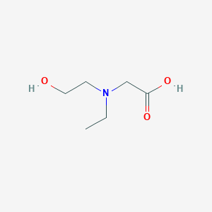 molecular formula C6H13NO3 B12894439 N-Ethyl-N-(2-hydroxyethyl)glycine CAS No. 67992-28-3