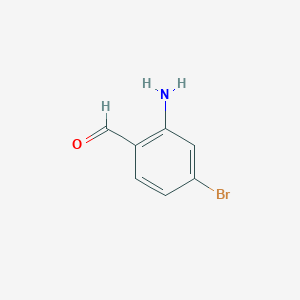 molecular formula C7H6BrNO B1289445 2-Amino-4-bromobenzaldehyde CAS No. 59278-65-8