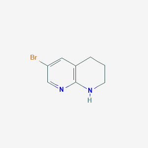 molecular formula C8H9BrN2 B1289448 6-Bromo-1,2,3,4-tetrahydro-1,8-naphthyridine CAS No. 1023813-80-0