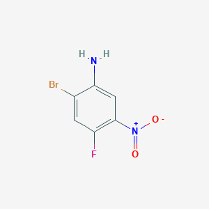molecular formula C6H4BrFN2O2 B1289456 2-Bromo-4-fluoro-5-nitroaniline CAS No. 346433-97-4