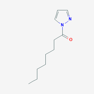 molecular formula C11H18N2O B12894575 1-(1H-Pyrazol-1-yl)octan-1-one 