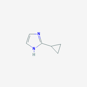 molecular formula C6H8N2 B1289461 2-Cyclopropyl-1H-imidazole CAS No. 89532-38-7
