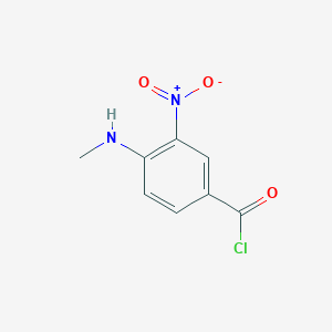 molecular formula C8H7ClN2O3 B1289462 4-(Methylamino)-3-nitrobenzoyl chloride CAS No. 82357-48-0