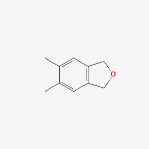 molecular formula C10H12O B12894622 5,6-Dimethyl-1,3-dihydro-2-benzofuran CAS No. 91060-81-0