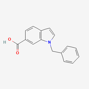 molecular formula C16H13NO2 B1289464 1-benzyl-1H-indole-6-carboxylic acid CAS No. 1030423-79-0