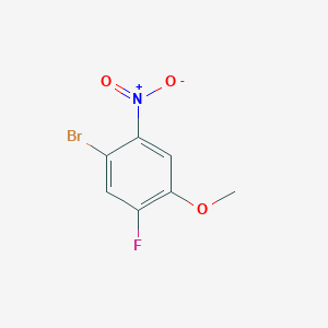 1-Bromo-5-fluoro-4-methoxy-2-nitrobenzene