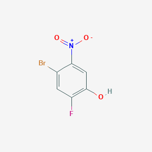 4-Bromo-2-fluoro-5-nitrophenol