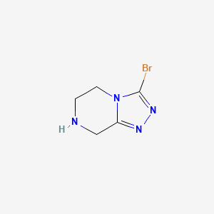 3-Bromo-5,6,7,8-tetrahydro-[1,2,4]triazolo[4,3-a]pyrazine