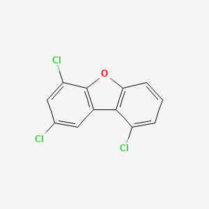 molecular formula C12H5Cl3O B12895146 1,6,8-Trichlorodibenzofuran CAS No. 82911-59-9