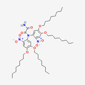 molecular formula C46H74N4O10 B12895147 N1,N1-Bis(2-nitro-4,5-bis(octyloxy)phenyl)oxalamide 