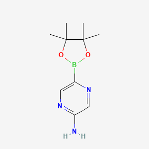 5-(4,4,5,5-Tetramethyl-1,3,2-dioxaborolan-2-yl)pyrazin-2-amine
