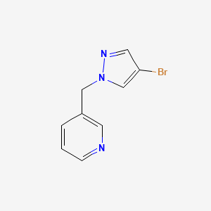3-((4-Bromo-1H-pyrazol-1-yl)methyl)pyridine