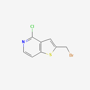 molecular formula C8H5BrClNS B1289546 2-(Bromomethyl)-4-chlorothieno[3,2-c]pyridine CAS No. 209286-63-5