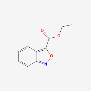 molecular formula C10H9NO3 B12895529 Ethyl 2,1-benzoxazole-3-carboxylate CAS No. 90924-33-7