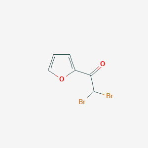 molecular formula C6H4Br2O2 B12895601 2,2-Dibromo-1-(furan-2-YL)ethanone CAS No. 17357-25-4