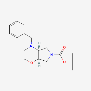 Cis-Tert-Butyl 4-Benzylhexahydropyrrolo[3,4-B][1,4]Oxazine-6(2H)-Carboxylate
