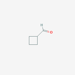 B128957 Cyclobutanecarboxaldehyde CAS No. 2987-17-9