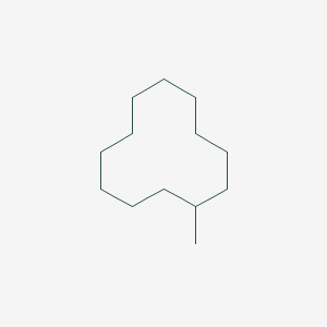 molecular formula C13H26 B12895825 Methylcyclododecane CAS No. 1731-43-7