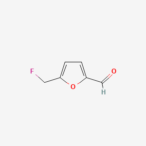 molecular formula C6H5FO2 B12895952 5-(Fluoromethyl)-2-furaldehyde CAS No. 94043-06-8