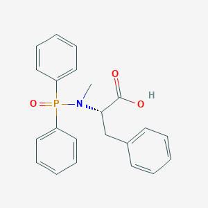 molecular formula C22H22NO3P B12896001 N-(Diphenylphosphoryl)-N-methyl-L-phenylalanine CAS No. 62316-83-0