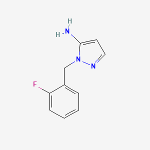 1-[(2-Fluorophenyl)methyl]-1H-pyrazol-5-amine