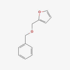 molecular formula C12H12O2 B12896095 Furan, 2-((phenylmethoxy)methyl)- CAS No. 16361-14-1