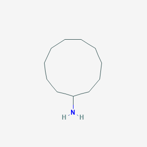 molecular formula C11H23N B12896229 Cycloundecanamine CAS No. 36413-76-0