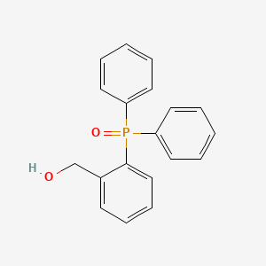 molecular formula C19H17O2P B12896284 Benzenemethanol, 2-(diphenylphosphinyl)- CAS No. 68718-89-8