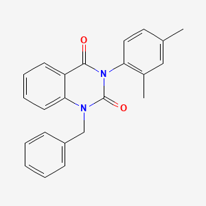 molecular formula C23H20N2O2 B12896318 1-Benzyl-3-(2,4-dimethylphenyl)quinazoline-2,4(1H,3H)-dione CAS No. 60942-87-2