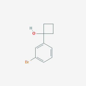 molecular formula C10H11BrO B1289633 1-(3-Bromophenyl)cyclobutanol CAS No. 210826-67-8