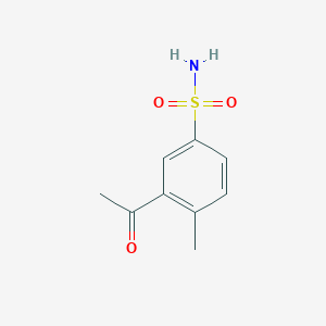 3-acetyl-4-methylbenzenesulfonamide