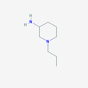 molecular formula C8H18N2 B1289638 1-Propylpiperidin-3-amine CAS No. 51388-02-4