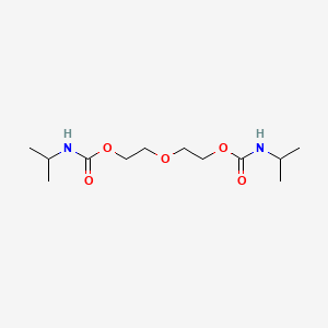 molecular formula C12H24N2O5 B12896637 Oxydiethane-2,1-diyl bis(propan-2-ylcarbamate) CAS No. 6271-03-0