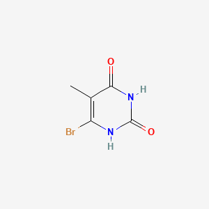 molecular formula C5H5BrN2O2 B12896658 6-Bromo-5-methylpyrimidine-2,4(1H,3H)-dione CAS No. 31458-37-4