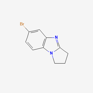 molecular formula C10H9BrN2 B12896701 6-Bromo-2,3-dihydro-1h-pyrrolo[1,2-a]benzimidazole CAS No. 59506-74-0