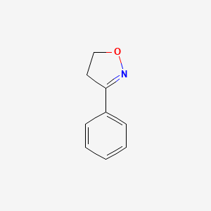 molecular formula C9H9NO B12896755 3-Phenyl-2-isoxazoline CAS No. 14397-33-2