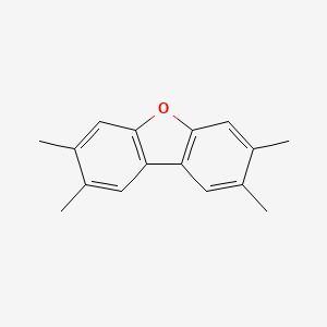 molecular formula C16H16O B12896757 2,3,7,8-Tetramethyldibenzo[b,d]furan CAS No. 39763-74-1