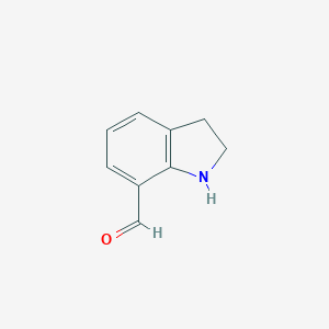 molecular formula C9H9NO B128968 吲哚-7-甲醛 CAS No. 143262-21-9