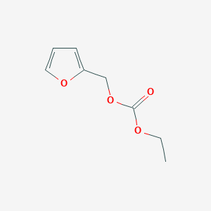 molecular formula C8H10O4 B12896960 Ethyl 2-furylmethyl carbonate CAS No. 57362-03-5