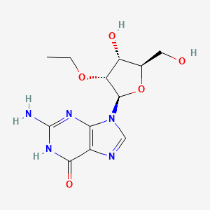 molecular formula C12H17N5O5 B12897053 2'-O-Ethylguanosine CAS No. 61373-42-0