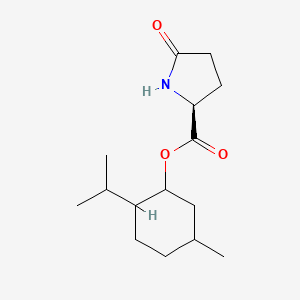 molecular formula C15H25NO3 B12897082 (2S)-2-Isopropyl-5-methylcyclohexyl 5-oxopyrrolidine-2-carboxylate 